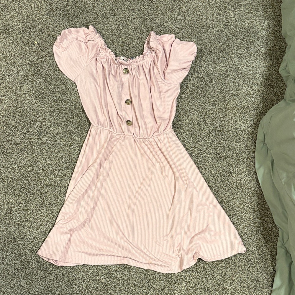 Adorable Pink Ruffled Kids Dress